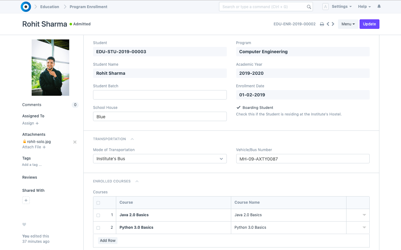Intra-Campus Program Enrollment Image
