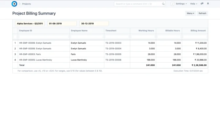 Project Billing Image